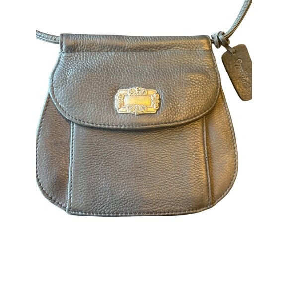 Fossil Womens Black Leather Crossbody Bag With Adjustable Strap - Picture 2 of 6